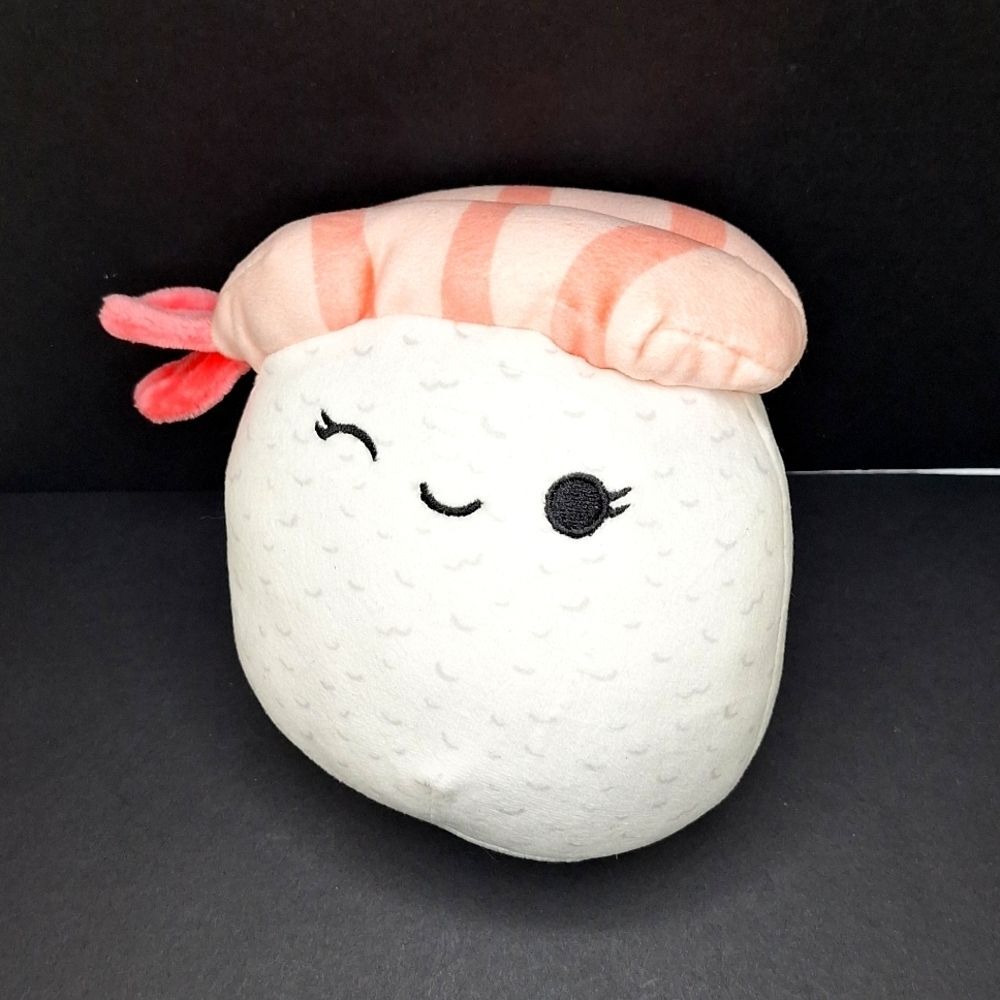 Shrimp sushi rice Squishmallow plush